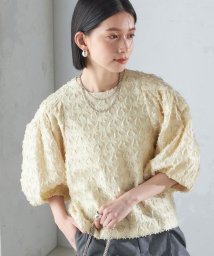 SHIPS WOMEN/〈手洗い可能〉ジオメタリック カット ジャカード ブラウス 24SS ◇/505899311