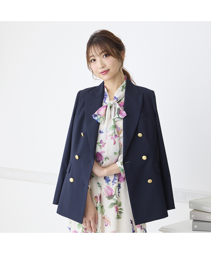 ローズティアラ　フェイクレザー　42 Rose Tiara - ローズティアラ フェイクレザージャケット 42の