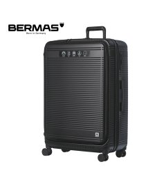 BERMAS(バーマス)/バーマス スーツケース 108L/118L LL XL フロントオープン 大容量 拡張 ストッパー USB BERMAS 60298 キャリーケース キャリーバ/ブラック