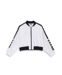 PUMA(プーマ)/ウィメンズ トレーニング トレイン エッジ クロップド ウーブン メッシュ ジャケット/PUMAWHITE