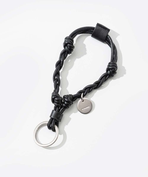 Jil Sander(ジル・サンダー)/ジルサンダー JIL SANDER J26VL0008 P5452 キーホルダー メンズ レディース キーストラップ TANGLE KEYRING ブラック/ブラック