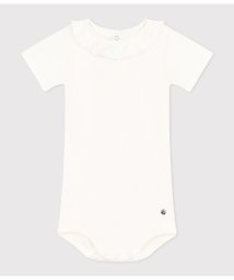 PETIT BATEAU/衿付き半袖ボディ/505900919