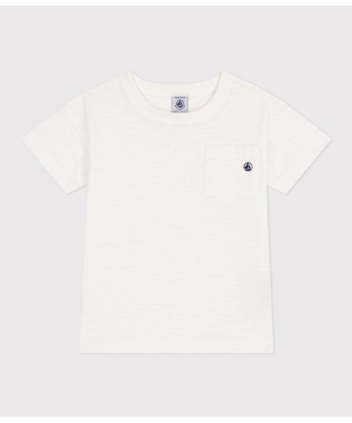 PETIT BATEAU(プチバトー)/コットン半袖Ｔシャツ/オフホワイト