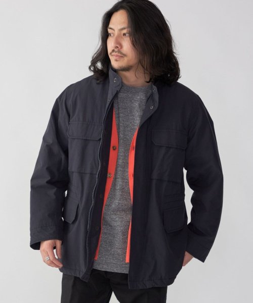 SHIPS: ライト ナイロン 中綿 M－65 ミリタリー ブルゾン 