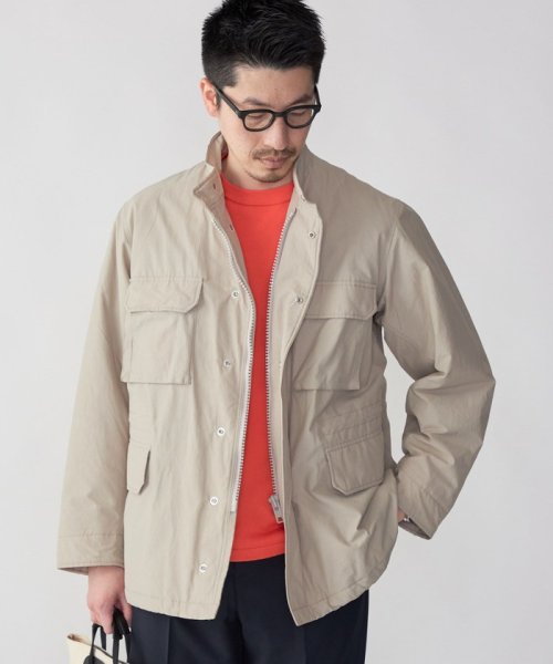 SHIPS: ライト ナイロン 中綿 M－65 ミリタリー ブルゾン 