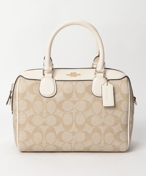 COACH コーチ　32203ミニボストン2WAY PVCシグネチャー 