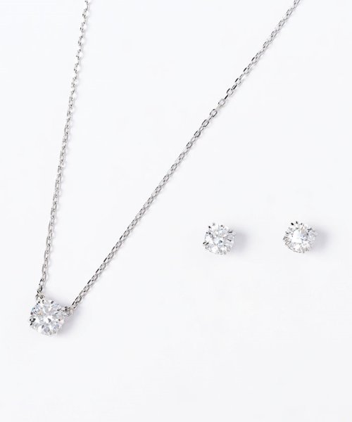 swarovski(スワロフスキー)/スワロフスキー 5647663 ピアス コンステラ セット ラウンドカット レディース/シルバー