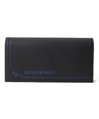 EMPORIO ARMANI/エンポリオ・アルマーニ Y4R170Y731E 長財布 小銭入れ付 グラフィックデザインイーグル バイフォールド/505878709