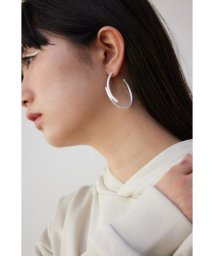 AZUL by moussy/ダルメタルニュアンスビッグフープピアス/505901836