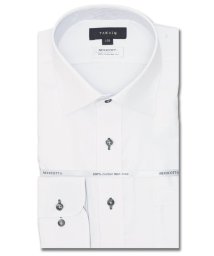 TAKA-Q/綿100％ ノーアイロン スタンダードフィット ワイドカラー 長袖 シャツ メンズ ワイシャツ ビジネス ノーアイロン 形態安定 yシャツ 速乾/505901964