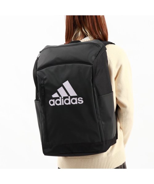 adidas(adidas)/アディダス リュック adidas デイパック 大容量 軽い ボックス A4 B4 A3 31L PC収納 中学生 高校生 学生 通学 63582/ブラック系5