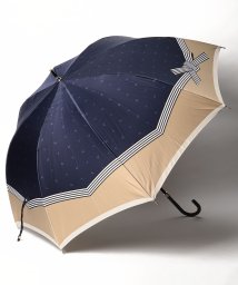 LANVIN en Bleu(umbrella)(ランバンオンブルー（傘）)/傘　バイカラーリボン/ネイビーブルー