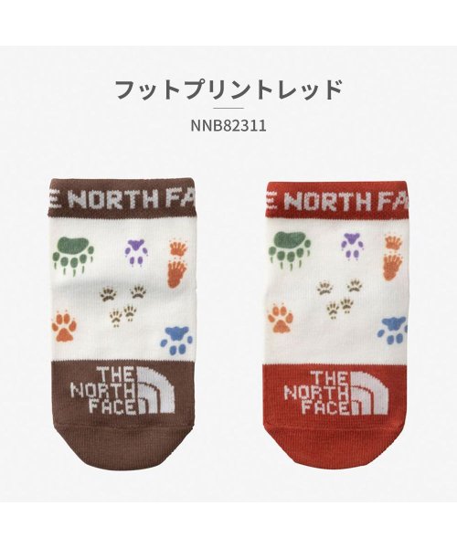 TSURUYA(ツルヤ)/ザ ノースフェイス the north face キッズ NNB82311 プリント 2P アンクル Print 2P Ankle FG FR/レッド