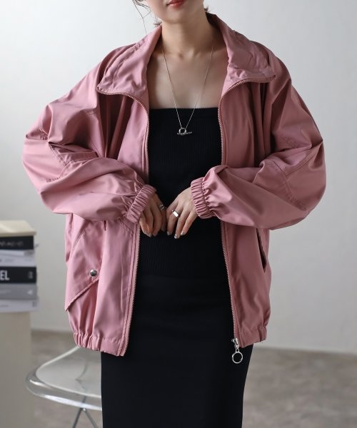 オーバーサイズトラックジャケット レディース アウター 春 ナイロンジャケット ライトアウター 新作 人気・おすすめ｜使いやすい・旅行におすすめ 品質保証 全国発送 日本国内発送・最短翌日お届け