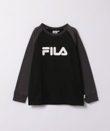 FILA（School Kids）(フィラ（スクール　キッズ）)/FILA男児長袖Tシャツ/ブラック