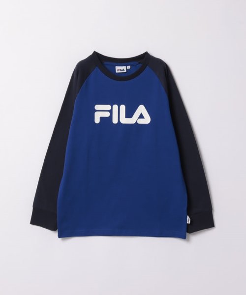 FILA（School Kids）(フィラ（スクール　キッズ）)/FILA男児長袖Tシャツ/ブルー