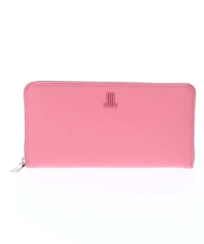 LANVINenBleu(バッグ) カリヨン ラウンド長財布 ピンク F LANVINenBleu(バッグ) カリヨン ラウンド長財布 ピンク F