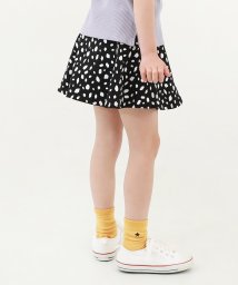 devirock/【両側ポケット付き】1分丈 総柄スカッツ 子供服 キッズ ベビー 女の子 ボトムス スカート スカッツ 1分丈スカッツ /505897659