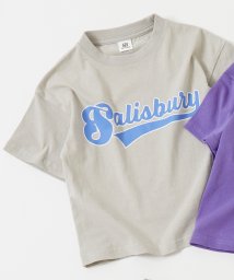 devirock(デビロック)/デビラボ BIGシルエット プリント半袖Tシャツ 子供服 キッズ ベビー 男の子 女の子 トップス 半袖Tシャツ Tシャツ /ライトグレー