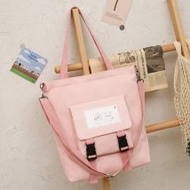 BACKYARD FAMILY(バックヤードファミリー)/トートバッグ pmytotobag08/ピンク系1