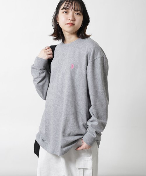 ZIP FIVE(ジップファイブ)/U.S. POLO ASSN. ビッグシルエットロンTシャツ/グレー