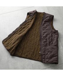 Barbour(バブアー)/Barbour ベスト polarquilt waistcoat/zip MLI0002 /ブラウン