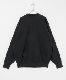 URBAN RESEARCH(アーバンリサーチ)/Yonetomi　WAVE COTTON KNIT PULLOVER/14BLACK