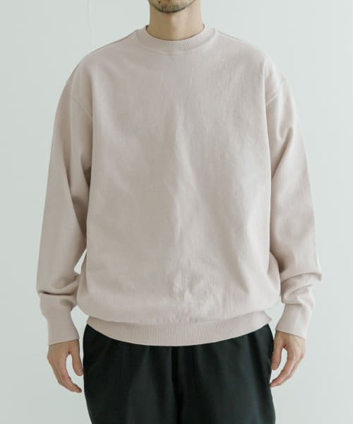 URBAN RESEARCH(アーバンリサーチ)/Yonetomi　WAVE COTTON KNIT PULLOVER/41BEIGE
