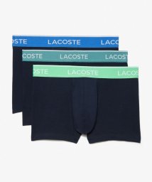 LACOSTE Mens(ラコステ　メンズ)/コントラストカラーデザイン3パックボクサーパンツ/ダークネイビー