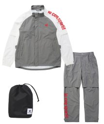 le coq sportif GOLF (ルコックスポルティフ（ゴルフ）)/【ストレッチフォーサー】レインウェア/グレー