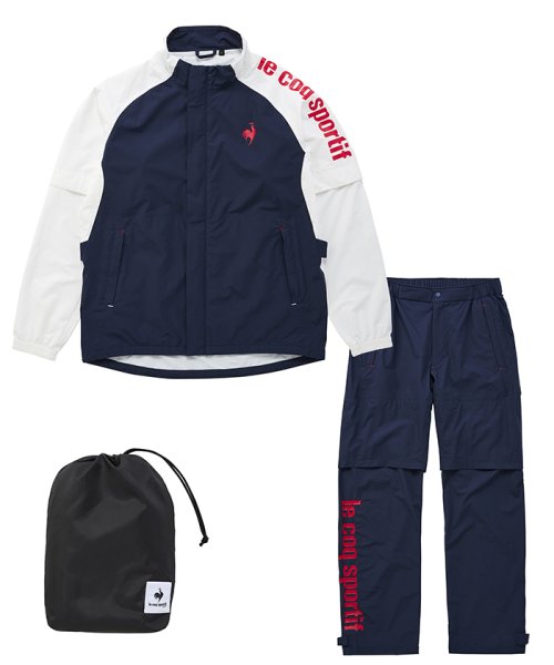 le coq sportif GOLF (ルコックスポルティフ（ゴルフ）)/【ストレッチフォーサー】レインウェア/ネイビー