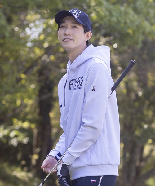 le coq sportif GOLF (ルコックスポルティフ（ゴルフ）)/【ストレッチフォーサー】ダンボールニットカットソー/ホワイト