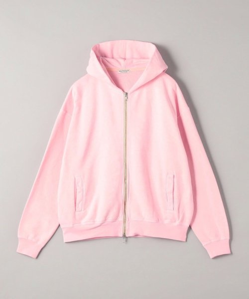 BEAUTY&YOUTH UNITED ARROWS(ビューティーアンドユース　ユナイテッドアローズ)/パウダーウォッシュ スウェット ジップパーカー/LTPINK