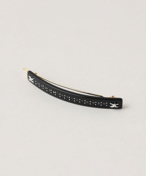 Odette e Odile(オデット エ オディール)/＜SSIL＞C－Line Bar Hair Pin/BLACK