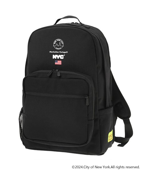 Manhattan Portage(マンハッタンポーテージ)/Townsend Backpack Vinyl Lining NEW YORK CITY/Black