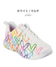 SKECHERS(スケッチャーズ)/スケッチャーズ SKECHERS レディース 177977 ウノ ライト ハート オブ ヒア/ホワイト