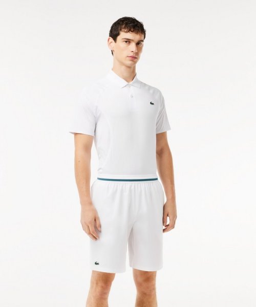 LACOSTESPORTS MENS(ラコステスポーツ　メンズ)/『ノバク・ジョコビッチ』メッシュガゼットテニスショーツ/ホワイト