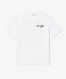 LACOSTE Mens(ラコステ　メンズ)/ルネ・ラコステグラフィックパックプリントTシャツ/ホワイト