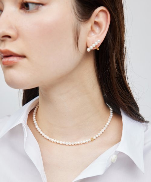 ロープノットモチーフパールネックレス【メディア掲載】 品番