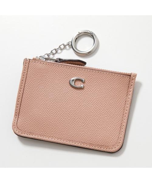 コーチ coach ブランド 小物 カードケース 定期入れ ピンク おしゃれ 踊り