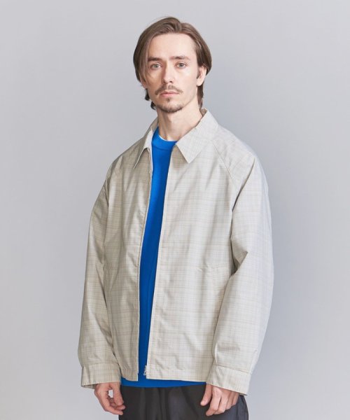 アブストラクト チェック ジップ ブルゾン B90 W62 H86