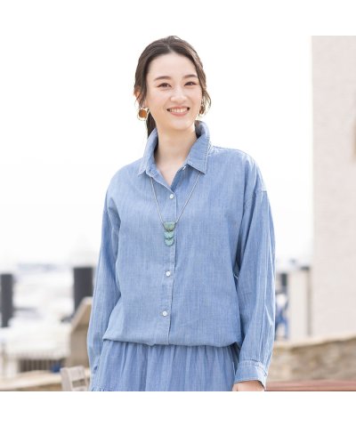 ブルー系｜シャツ・ブラウス｜PISANO(ピサーノ)｜阪急百貨店公式通販 