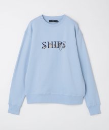 SHIPS Colors  MEN(シップスカラーズ　メン)/SHIPS Colors:エンブロイダリー スウェット/ライトブルー