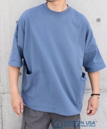 SHIPS any MEN/SHIPS any: COTTON USA ドルマン サイド ポケット Tシャツ 24SS◇/505909214