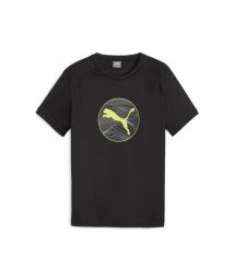 PUMA(プーマ)/キッズ ボーイズ アクティブ スポーツ ポリ グラフィック 半袖 Tシャツ 120－160cm/PUMABLACK