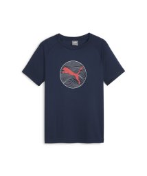 PUMA(PUMA)/キッズ ボーイズ アクティブ スポーツ ポリ グラフィック 半袖 Tシャツ 120－160cm/CLUBNAVY