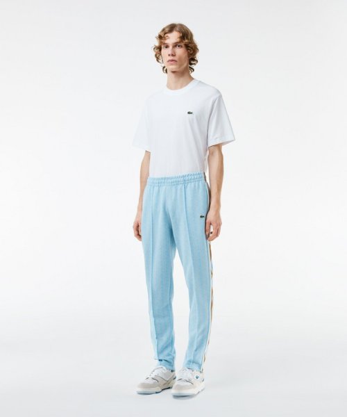 サイドテーピングモノグラムジャカードトラックパンツ 身長