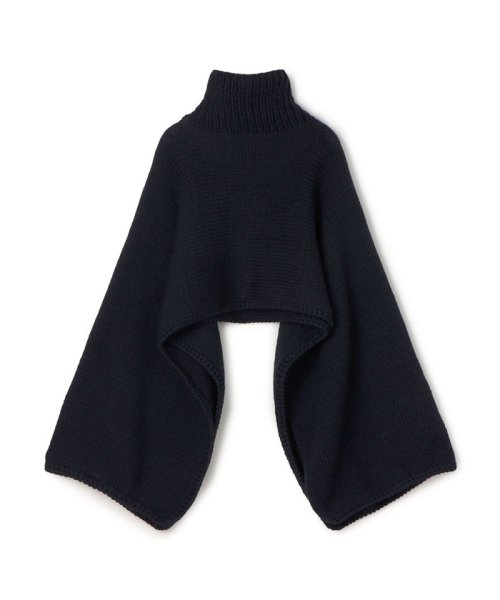 TOMORROWLAND GOODS(TOMORROWLAND GOODS)/MAYDI turtleneck cape ニット/69ネイビー