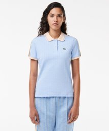 LACOSTE/モノグラムジャカードコットンニットポロシャツ/505709070