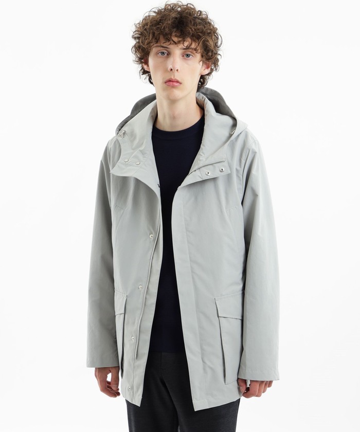 高密度マットタフタ フィールドパーカー(505778321)｜HANKYU MEN'S